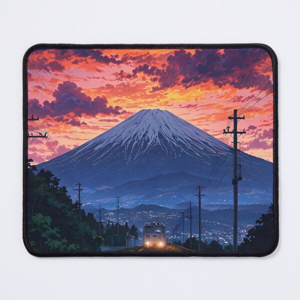 Item preview, "Twilight Train to Mount Fuji" designed and sold by MASA19781022.