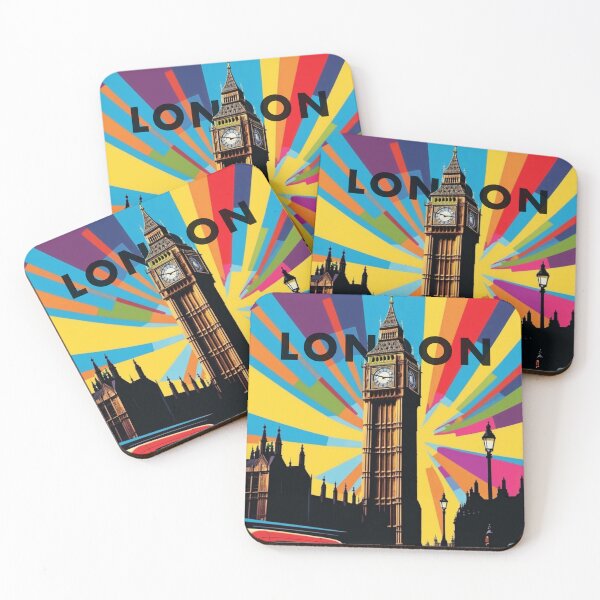 Item preview, London Souvenir Big Ben Pop Art designed and sold by GhumGham.