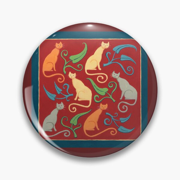 Item preview, Cats Nouveau designed and sold by Julia Marshall Felix.