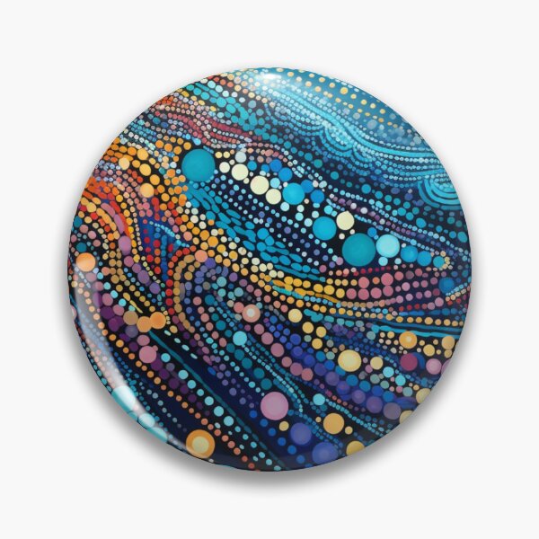 Item preview, Aboriginal Inspired Dot Art - Vibrancy designed and sold by GrinGalore.