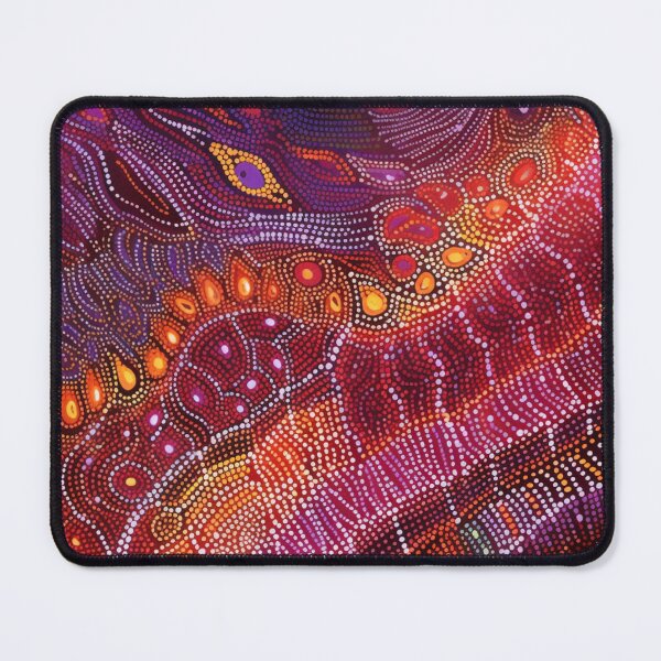 Item preview, Arte de puntos de inspiración aborigen - Con lava designed and sold by GrinGalore.
