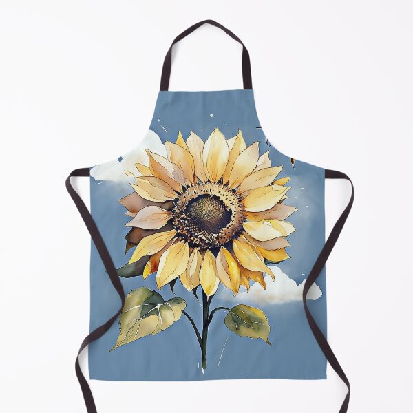 Item preview, sun flower with the bee designed and sold by piakestore.