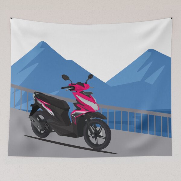 Item preview, Honda Beat Design Vector designed and sold by andriassaputro.