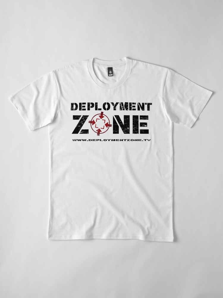 Alternate view of DZTV with Web Premium T-Shirt