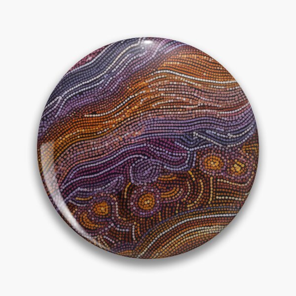 Item preview, Aboriginal Inspired Dot Art - With Tectonic Plates designed and sold by GrinGalore.