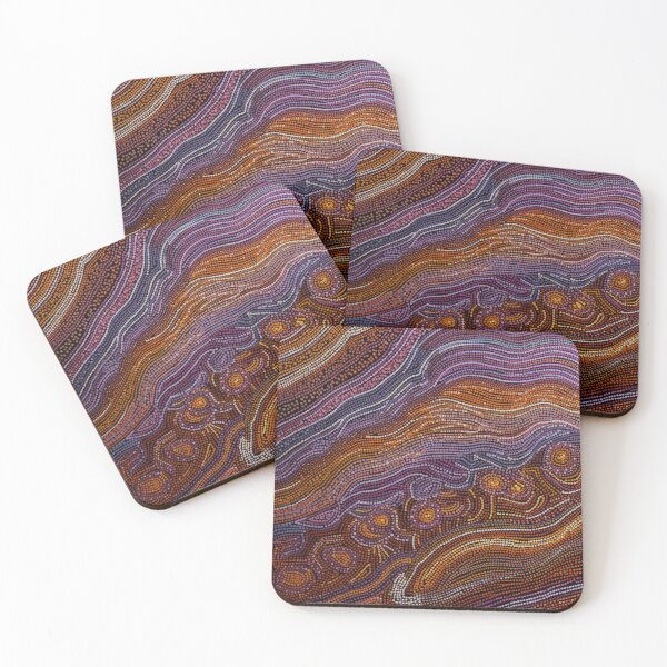 Item preview, Aboriginal Inspired Dot Art - With Tectonic Plates designed and sold by GrinGalore.