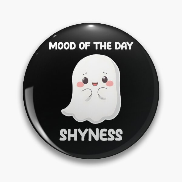 Item preview, Mood Of The Day Shyness Cute Kawaii Ghost designed and sold by CraftedByDisha.