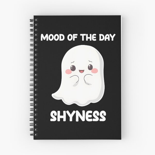 Item preview, Mood Of The Day Shyness Cute Kawaii Ghost designed and sold by CraftedByDisha.