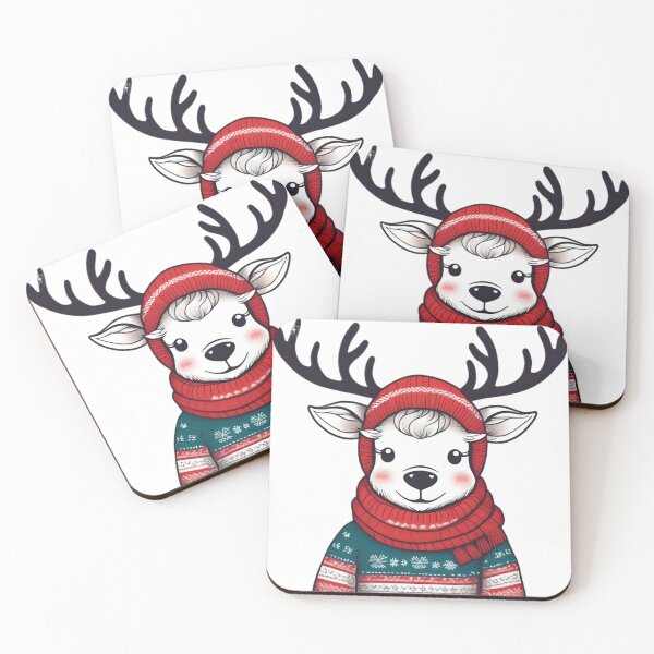 Item preview, cute reindeer designed and sold by SanchillShop.