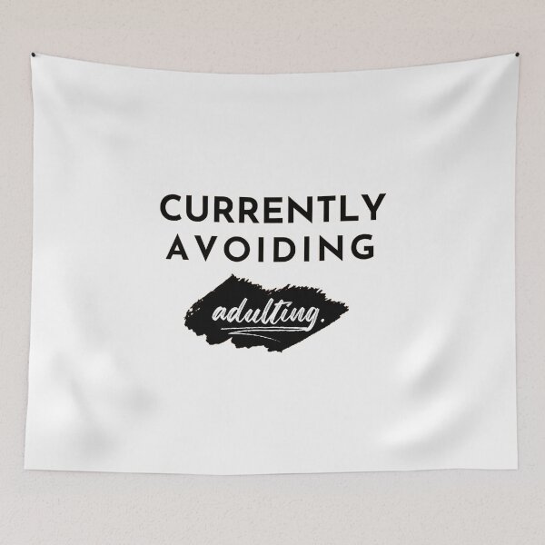 Item preview, Currently avoiding adulting. designed and sold by PapaMatrix.