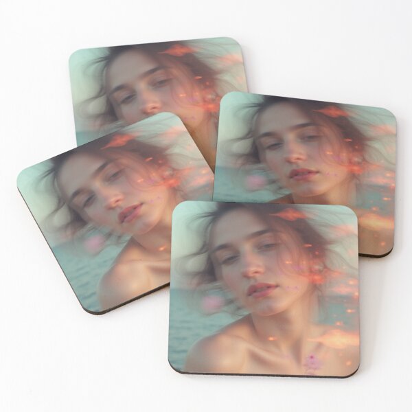 Item preview, Pastel Portraits - Nature - Light - Floral - Beautiful Portrait - P1 designed and sold by SentientGallery.