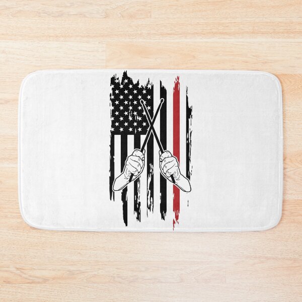 Item preview, Patriotic Drummer Hand Flag Drums US Distressed Flag designed and sold by DigitalFhaiz.