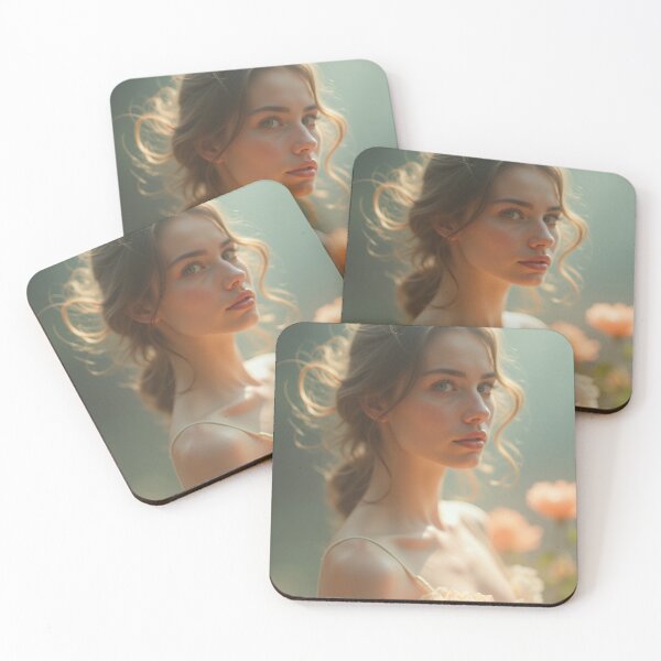 Item preview, Pastel Portraits - Nature - Light - Floral - Beautiful Portrait - P2 designed and sold by SentientGallery.