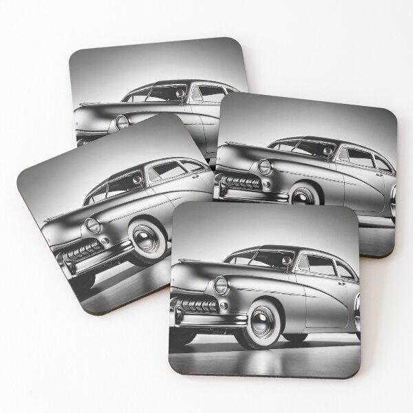 Item preview, 1949 Merc Lead Sled - Sleek Metallic Elegance designed and sold by FantasyVillaArt.