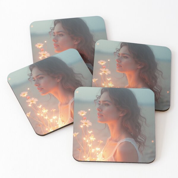 Item preview, 'Pastel Portraits' - Nature - Light - Floral - Beautiful Portrait - P3 designed and sold by SentientGallery.