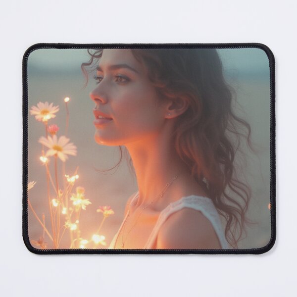 Item preview, 'Pastel Portraits' - Nature - Light - Floral - Beautiful Portrait - P3 designed and sold by SentientGallery.