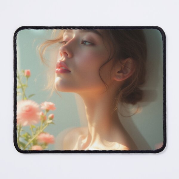 Item preview, 'Pastel Portraits' - Nature - Light - Floral - Beautiful Portrait - P4 designed and sold by SentientGallery.