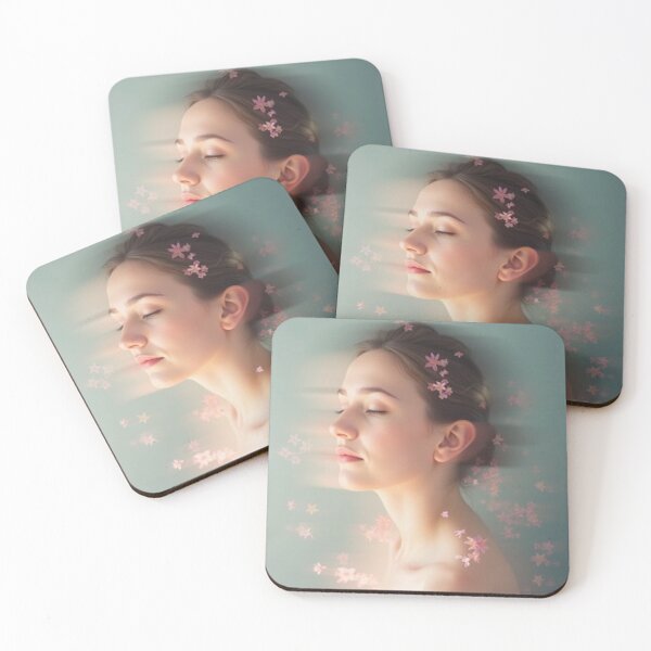 Item preview, 'Pastel Portraits' - Nature - Light - Floral - Beautiful Portrait - P5 designed and sold by SentientGallery.
