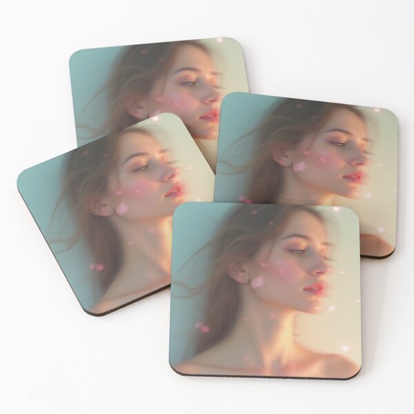 Item preview, 'Pastel Portraits' - Nature - Light - Floral - Beautiful Portrait - P6 designed and sold by SentientGallery.