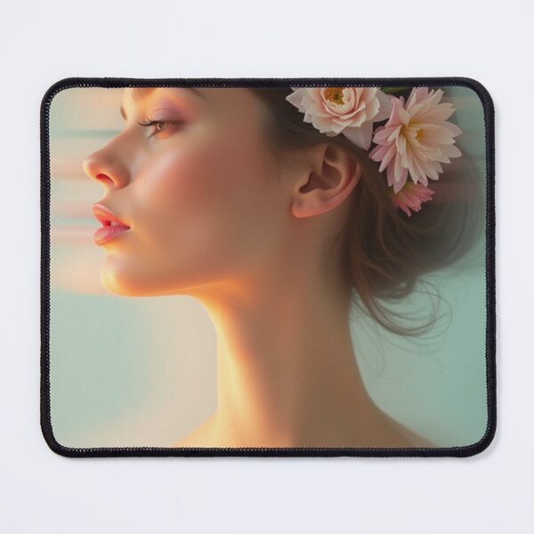 Item preview, 'Pastel Portraits' - Nature - Light - Floral - Beautiful Portrait - P7 designed and sold by SentientGallery.
