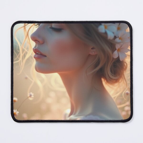 Item preview, 'Pastel Portraits' - Nature - Light - Floral - Beautiful Portrait - P8 designed and sold by SentientGallery.