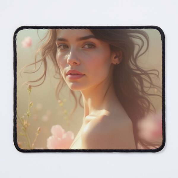 Item preview, 'Pastel Portraits' - Nature - Light - Floral - Beautiful Portrait - P9 designed and sold by SentientGallery.
