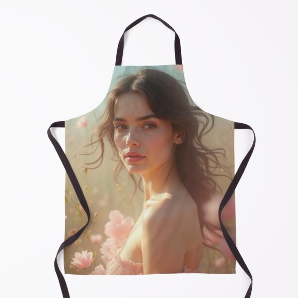 Item preview, 'Pastel Portraits' - Nature - Light - Floral - Beautiful Portrait - P9 designed and sold by SentientGallery.