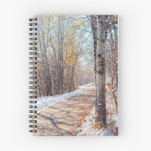Item preview, Pathway Through Winter Aspen Forest designed and sold by Amy Mitchell.