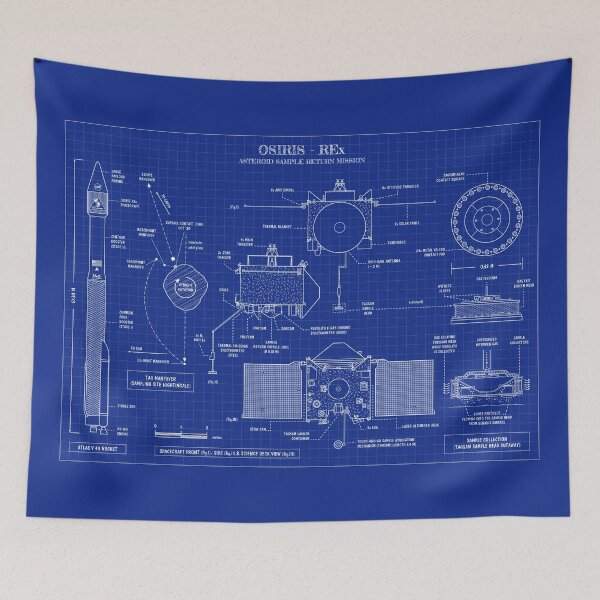 Item preview, OSIRIS-REx. Asteroid Sample Return Mission (Blueprint) designed and sold by BGALAXY.