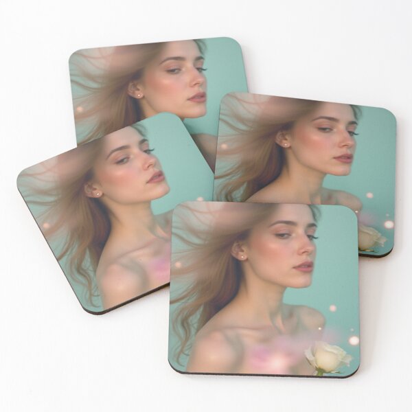 Item preview, 'Pastel Portraits' - Nature - Light - Floral - Beautiful Portrait - P11 designed and sold by SentientGallery.