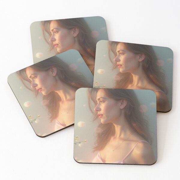Item preview, 'Pastel Portraits' - Nature - Light - Floral - Beautiful Portrait - P12 designed and sold by SentientGallery.