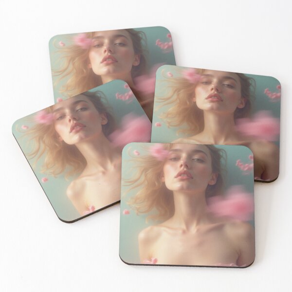 Item preview, 'Pastel Portraits' - Nature - Light - Floral - Beautiful Portrait - P13 designed and sold by SentientGallery.
