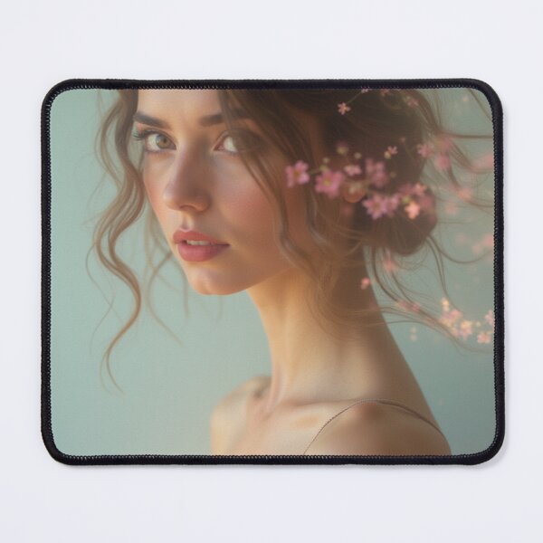 Item preview, 'Pastel Portraits' - Nature - Light - Floral - Beautiful Portrait - P14 designed and sold by SentientGallery.