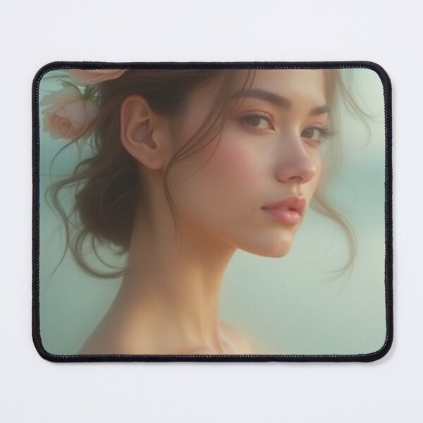 Item preview, 'Pastel Portraits' - Nature - Light - Floral - Beautiful Portrait - P15 designed and sold by SentientGallery.