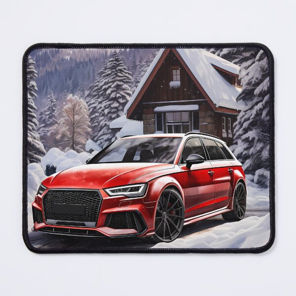 Item preview, Sporty Car Against Winter Landscape designed and sold by RevUpDesign.