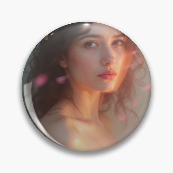 Item preview, 'Pastel Portraits' - Nature - Light - Floral - Beautiful Portrait - P18 designed and sold by SentientGallery.