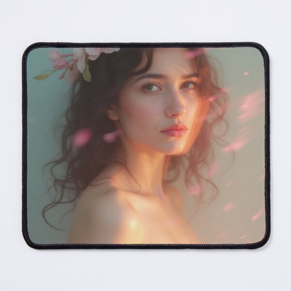 Item preview, 'Pastel Portraits' - Nature - Light - Floral - Beautiful Portrait - P18 designed and sold by SentientGallery.