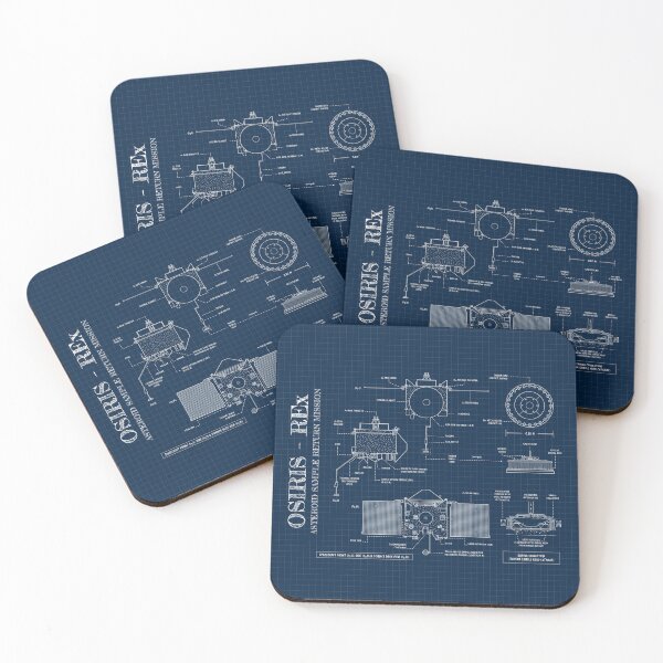 Item preview, OSIRIS-REx. Asteroid Sample Return Mission (Navy Blueprint) designed and sold by BGALAXY.
