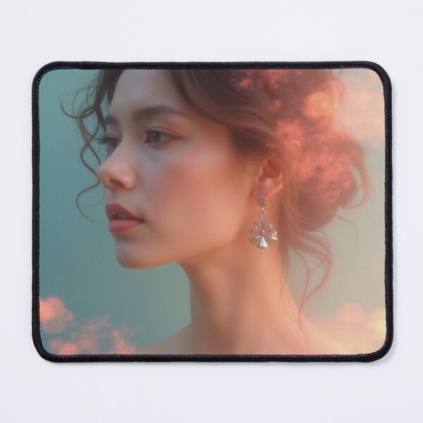 Item preview, 'Pastel Portraits' - Nature - Light - Floral - Beautiful Portrait - P19 designed and sold by SentientGallery.