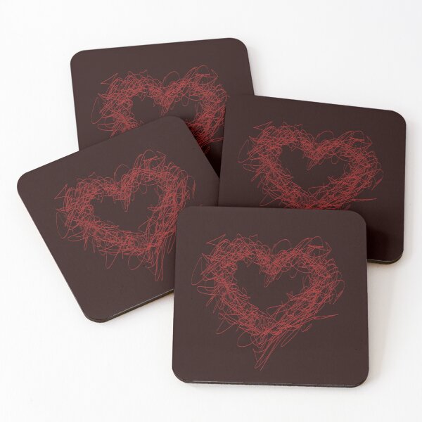 Item preview, Saint Valentines day sketches Love, monoton, abstract,  illustrations,  digital,  black, lines, curly,  heart,  saint,  valentines,  card, print, idea new, unique,  original, relationship  designed and sold by LeraKirci.