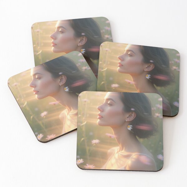 Item preview, 'Pastel Portraits' - Nature - Light - Floral - Beautiful Portrait - P20 designed and sold by SentientGallery.