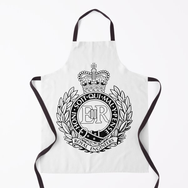 Item preview, Royal Engineers Capbadge Black & White designed and sold by Britkek.