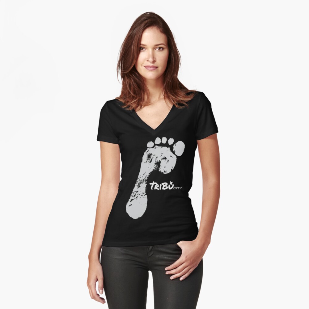 Item preview, Fitted V-Neck T-Shirt designed and sold by TriBuCity.