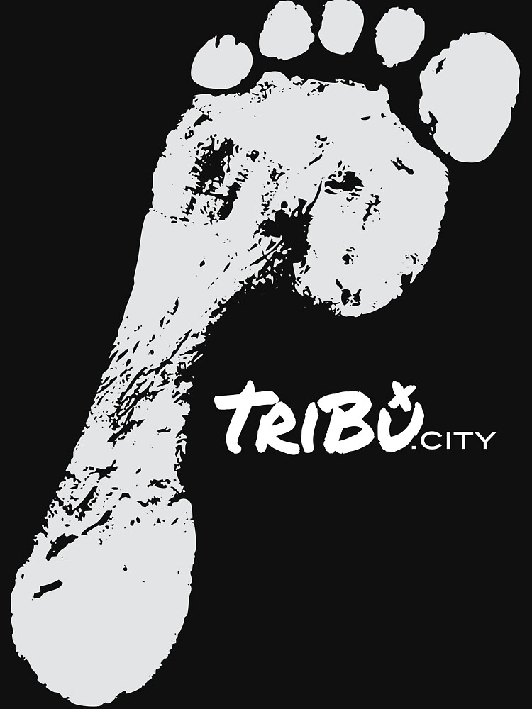 Thumbnail 7 of 7, Classic T-Shirt, TriBu.City FOOTPRINT designed and sold by TriBuCity.