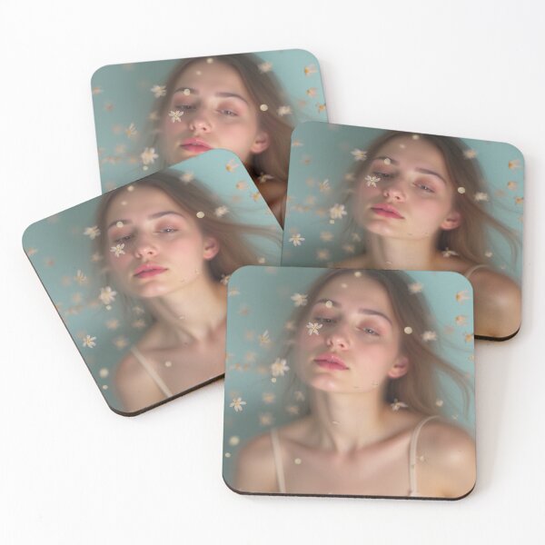 Item preview, 'Pastel Portraits' - Nature - Light - Floral - Beautiful Portrait - P22 designed and sold by SentientGallery.