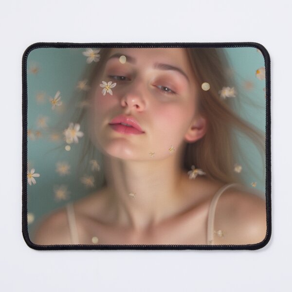 Item preview, 'Pastel Portraits' - Nature - Light - Floral - Beautiful Portrait - P22 designed and sold by SentientGallery.