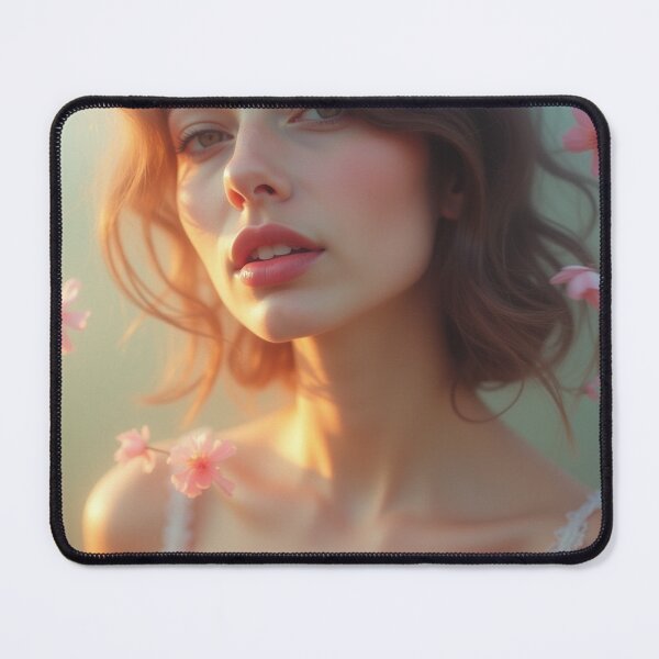 Item preview, 'Pastel Portraits' - Nature - Light - Floral - Beautiful Portrait - P23 designed and sold by SentientGallery.