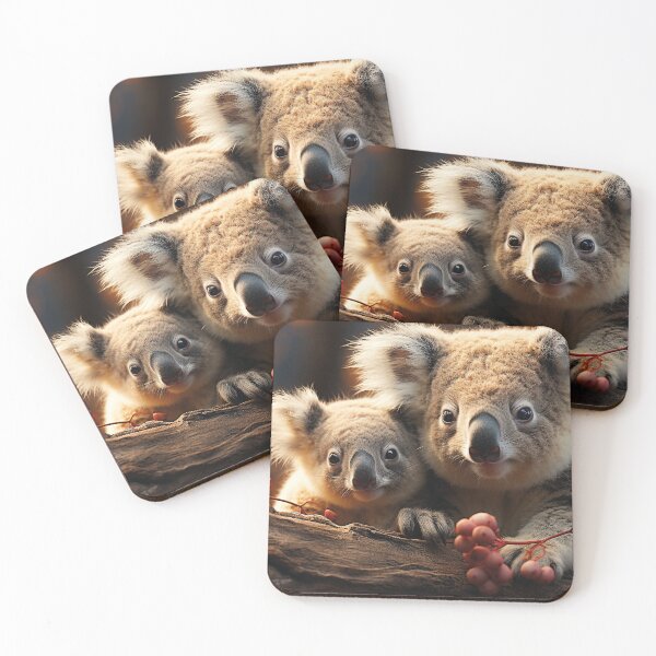 Item preview, Koala mother and child in a tree designed and sold by Mauswohn.