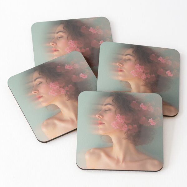 Item preview, 'Pastel Portraits' - Nature - Light - Floral - Beautiful Portrait - P24 designed and sold by SentientGallery.