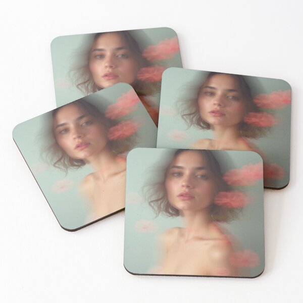 Item preview, 'Pastel Portraits' - Nature - Light - Floral - Beautiful Portrait - P26 designed and sold by SentientGallery.